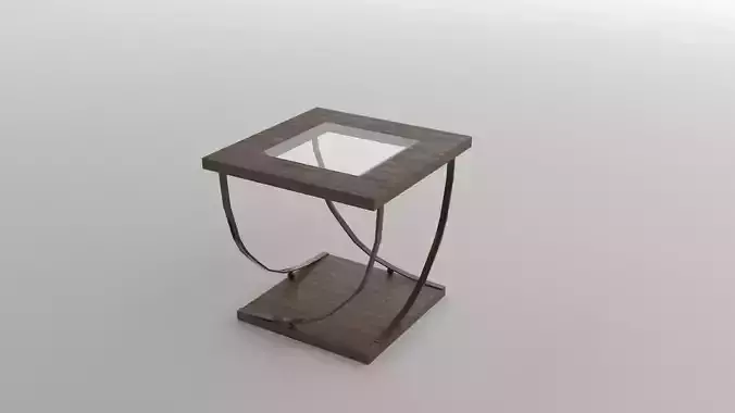 table side with glass top