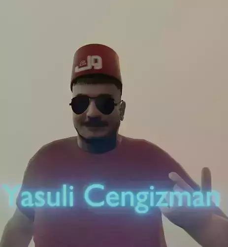 Yasin Cengiz Low-poly 3D model