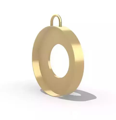 Round Pendant Setting with Round Cutout