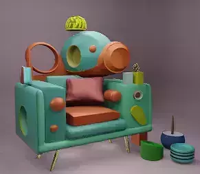 game asset sofas