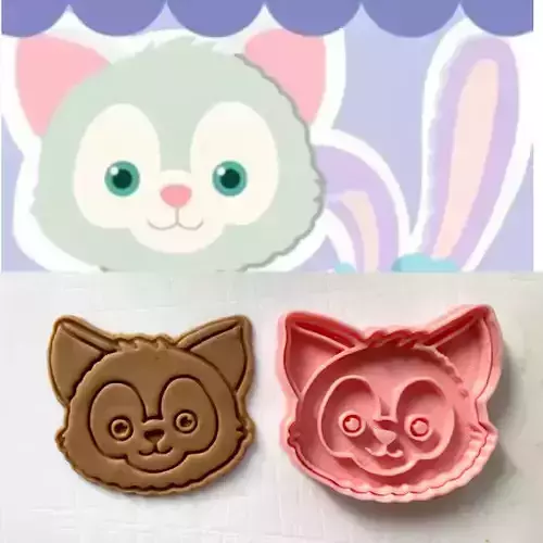 DUFFY AND FRIENDS - GELATONI CAT COOKIE CUTTER STAMP