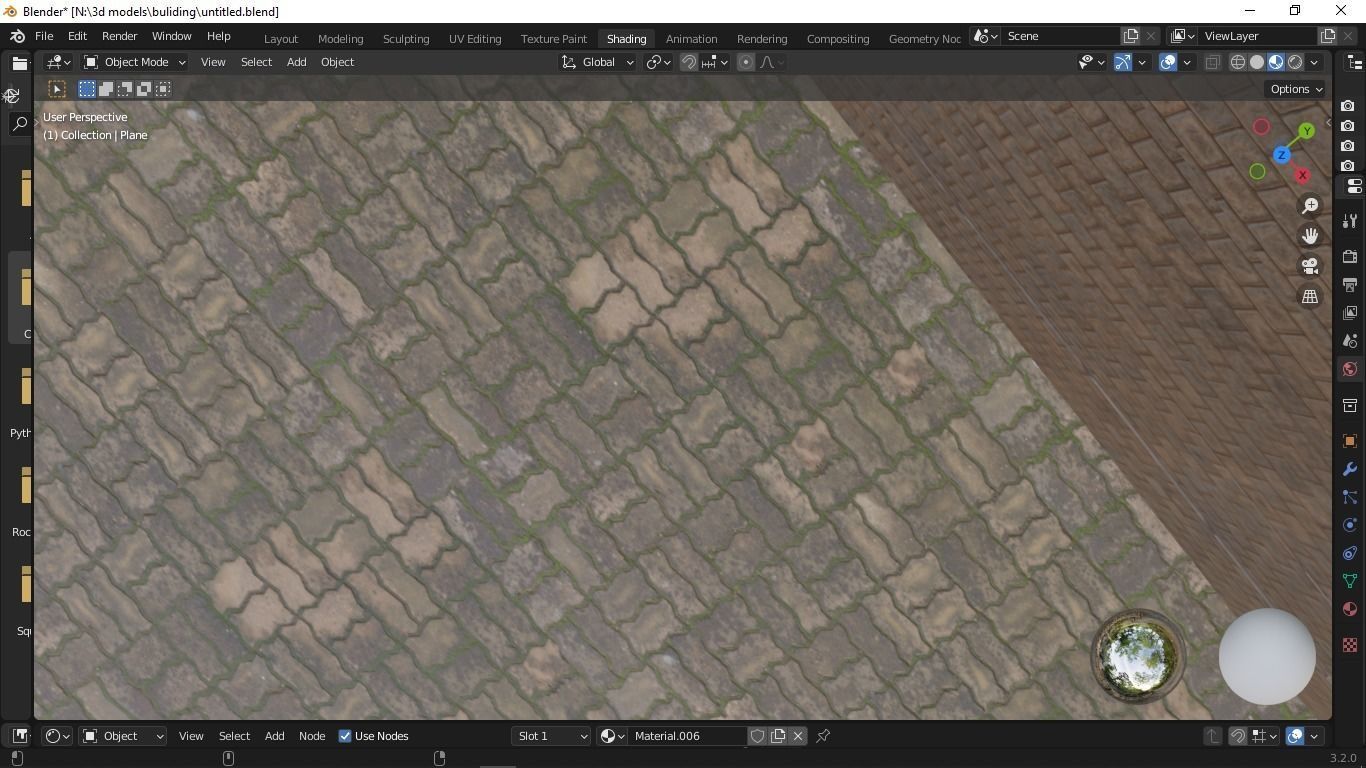 building 3d model brick Free 3D model_9