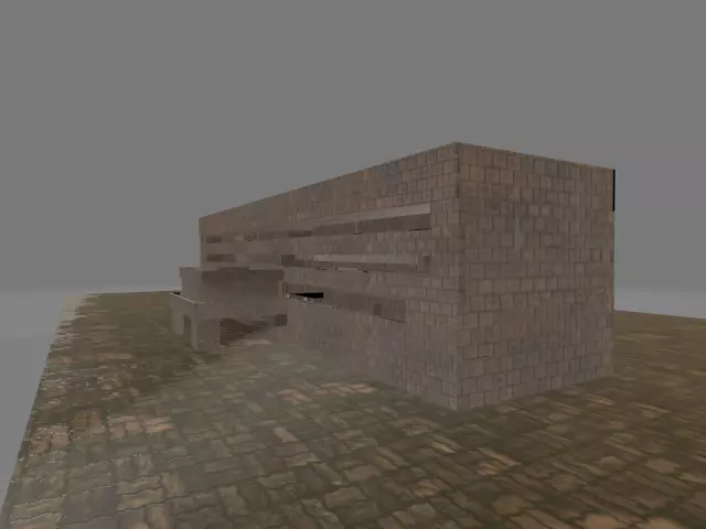 building 3d model brick Free 3D model_0