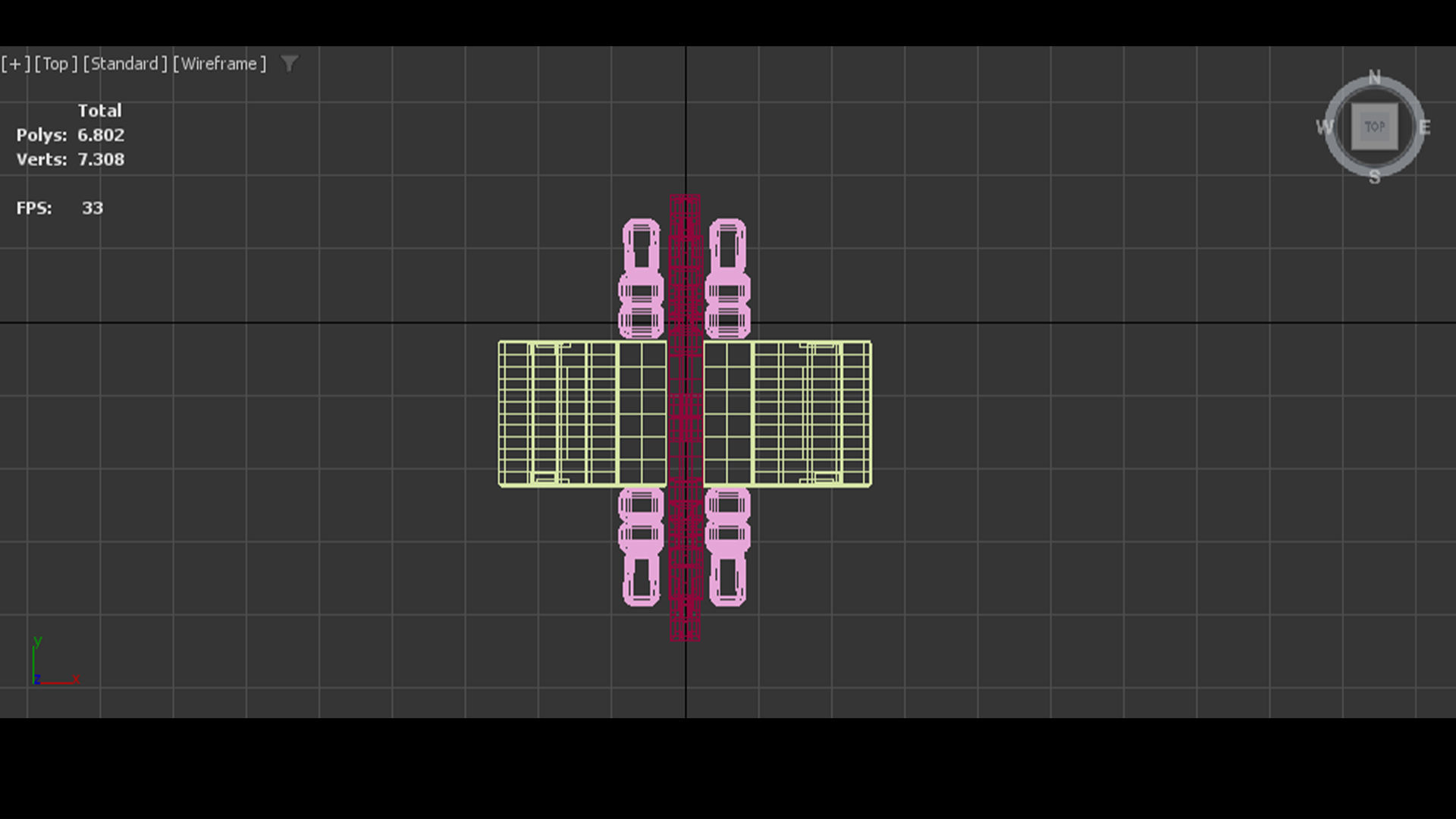 Sci-Fi Portal Low-poly 3D model_5