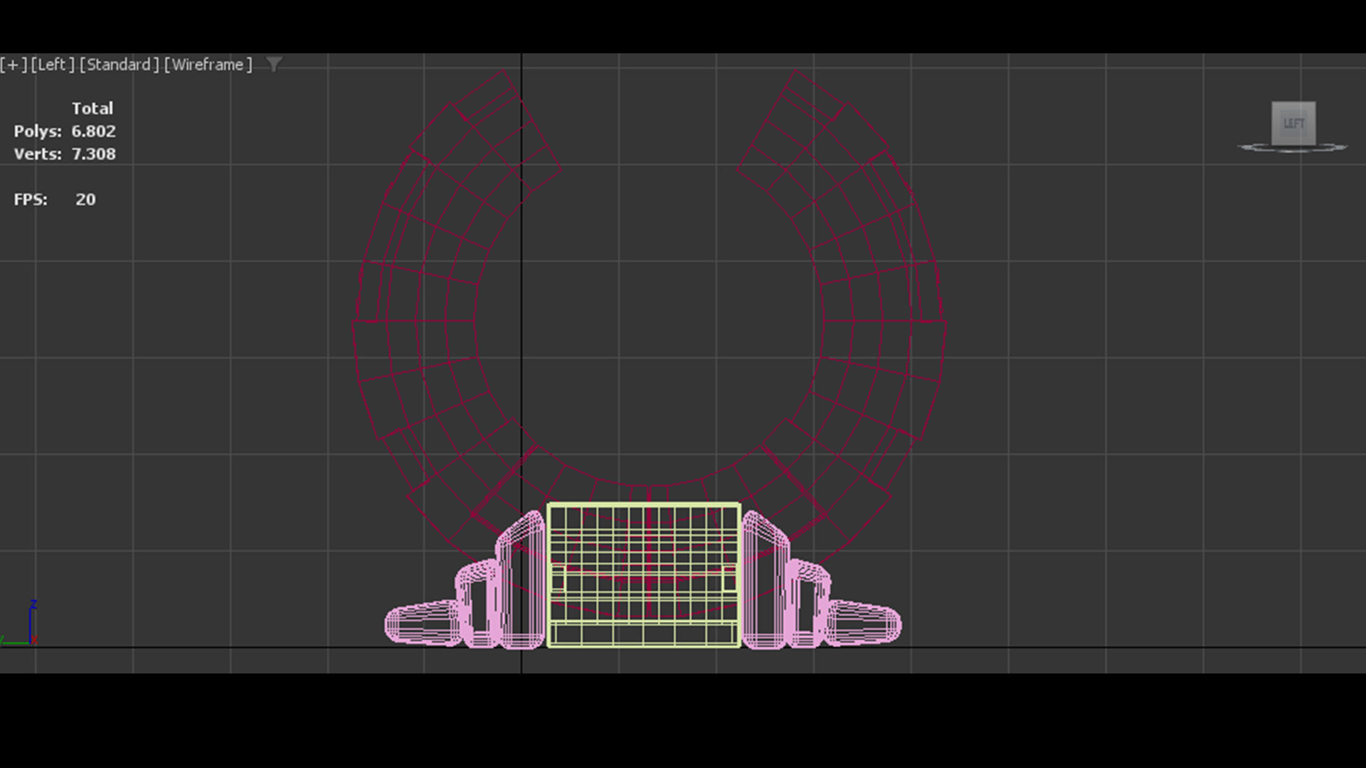 Sci-Fi Portal Low-poly 3D model_6