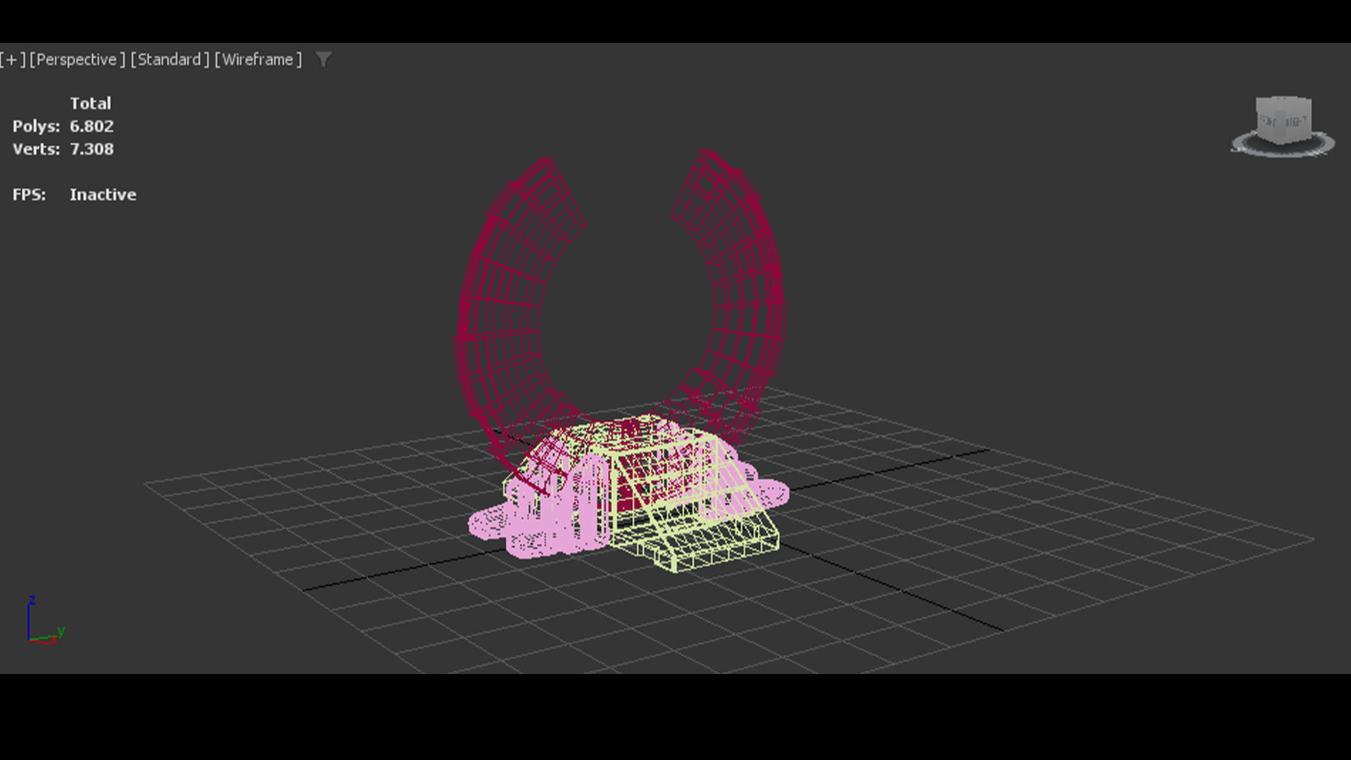 Sci-Fi Portal Low-poly 3D model_4