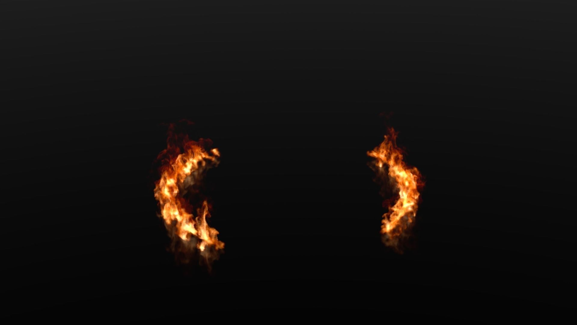 Fire ring circle VDB 300 frame 10 sec 2 flash point 3D model_3