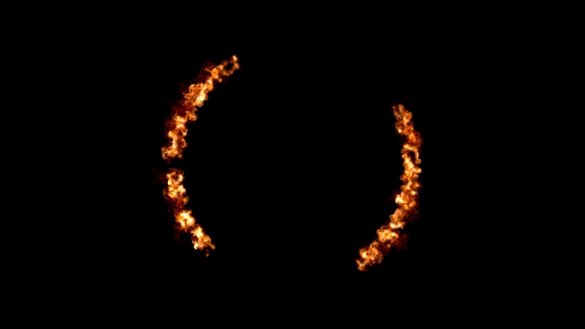 Fire ring circle VDB 300 frame 10 sec 2 flash point 3D model_10
