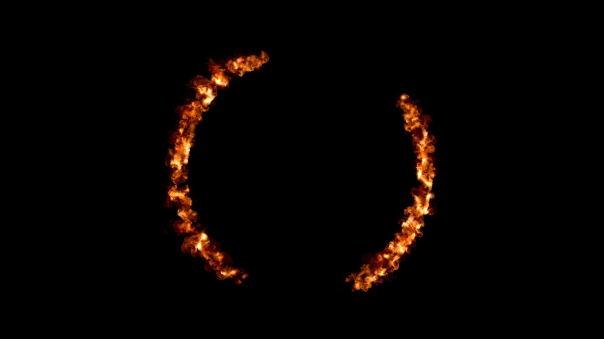 Fire ring circle VDB 300 frame 10 sec 2 flash point 3D model_11