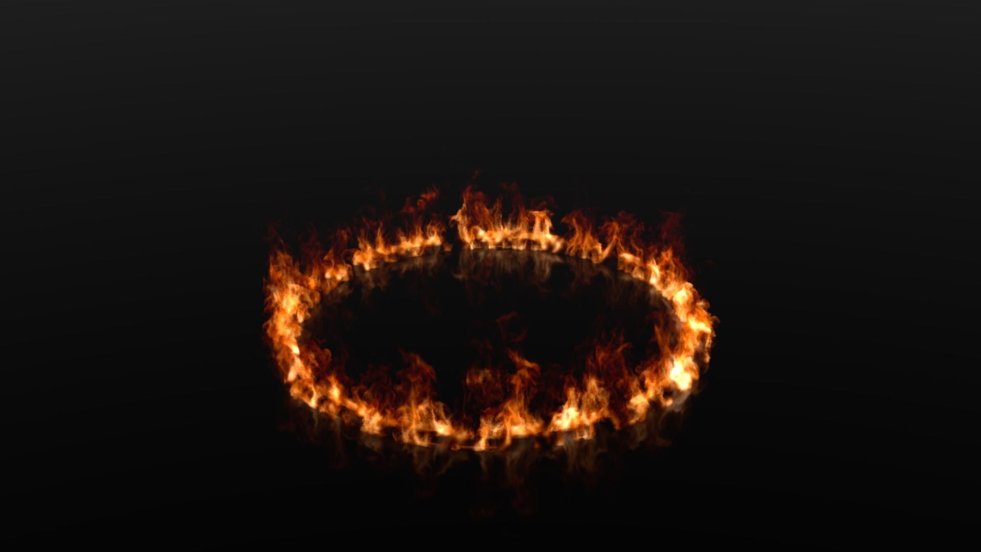 Fire ring circle VDB 300 frame 10 sec 2 flash point 3D model_18