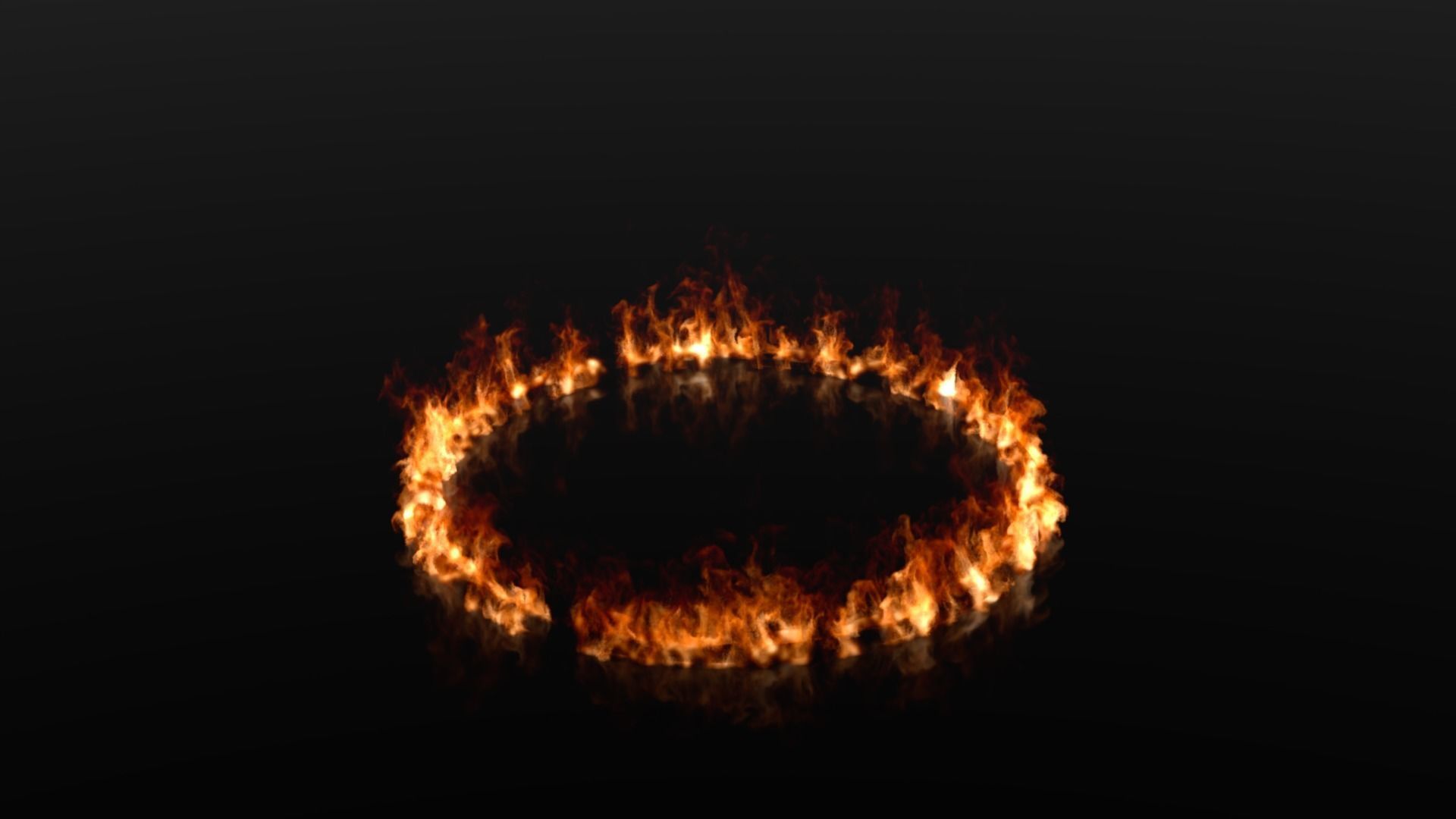 Fire ring circle VDB 300 frame 10 sec 2 flash point 3D model_20