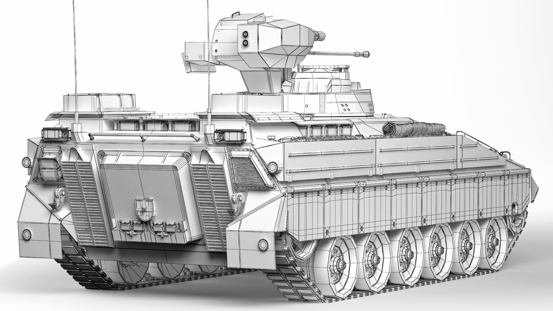 BMP Marder 1A5 2020 3D model_9