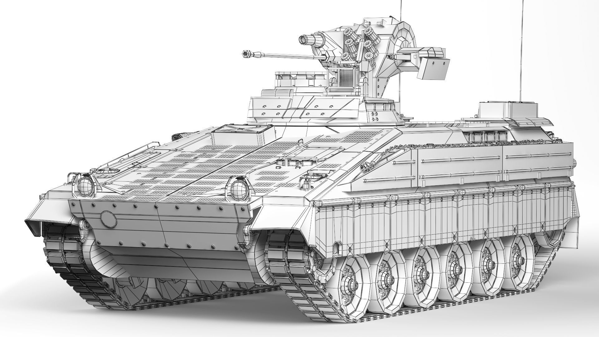 BMP Marder 1A5 2020 3D model_8