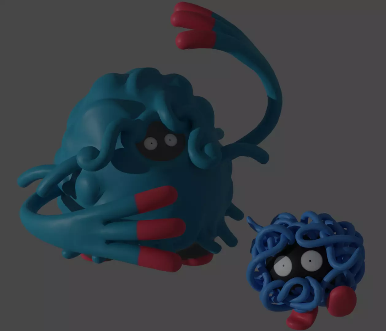 Tangela and Tangrowth 3D print model 3D print model_0