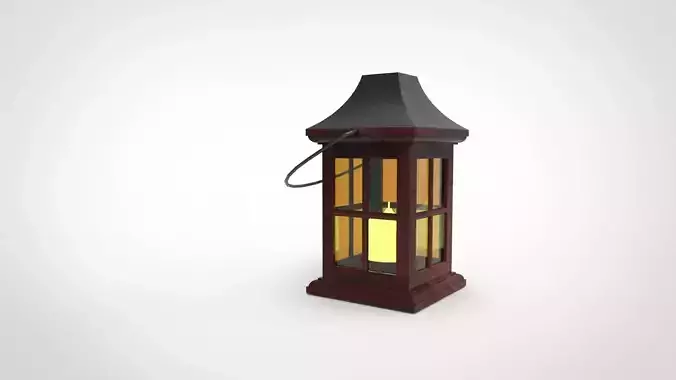 lantern U wooden