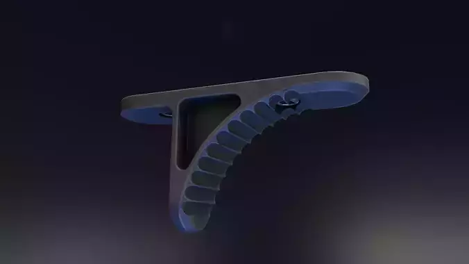 GripStop Attachment  Low-poly 3D model