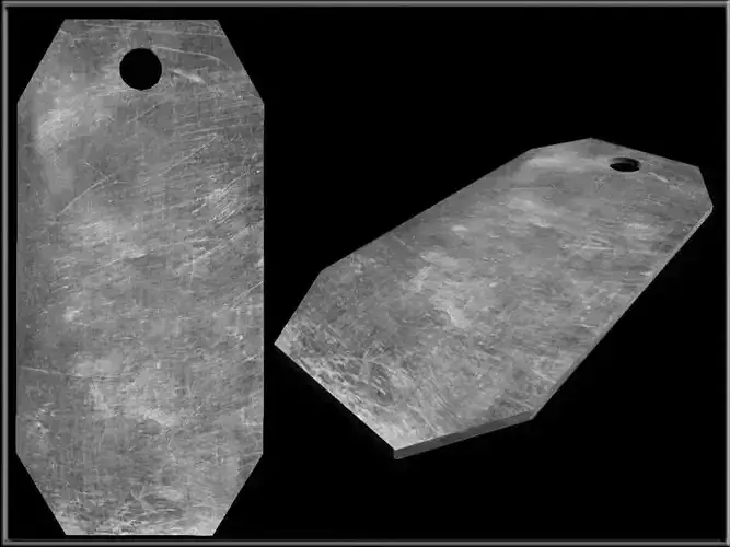  Identification tag - 1 Hole