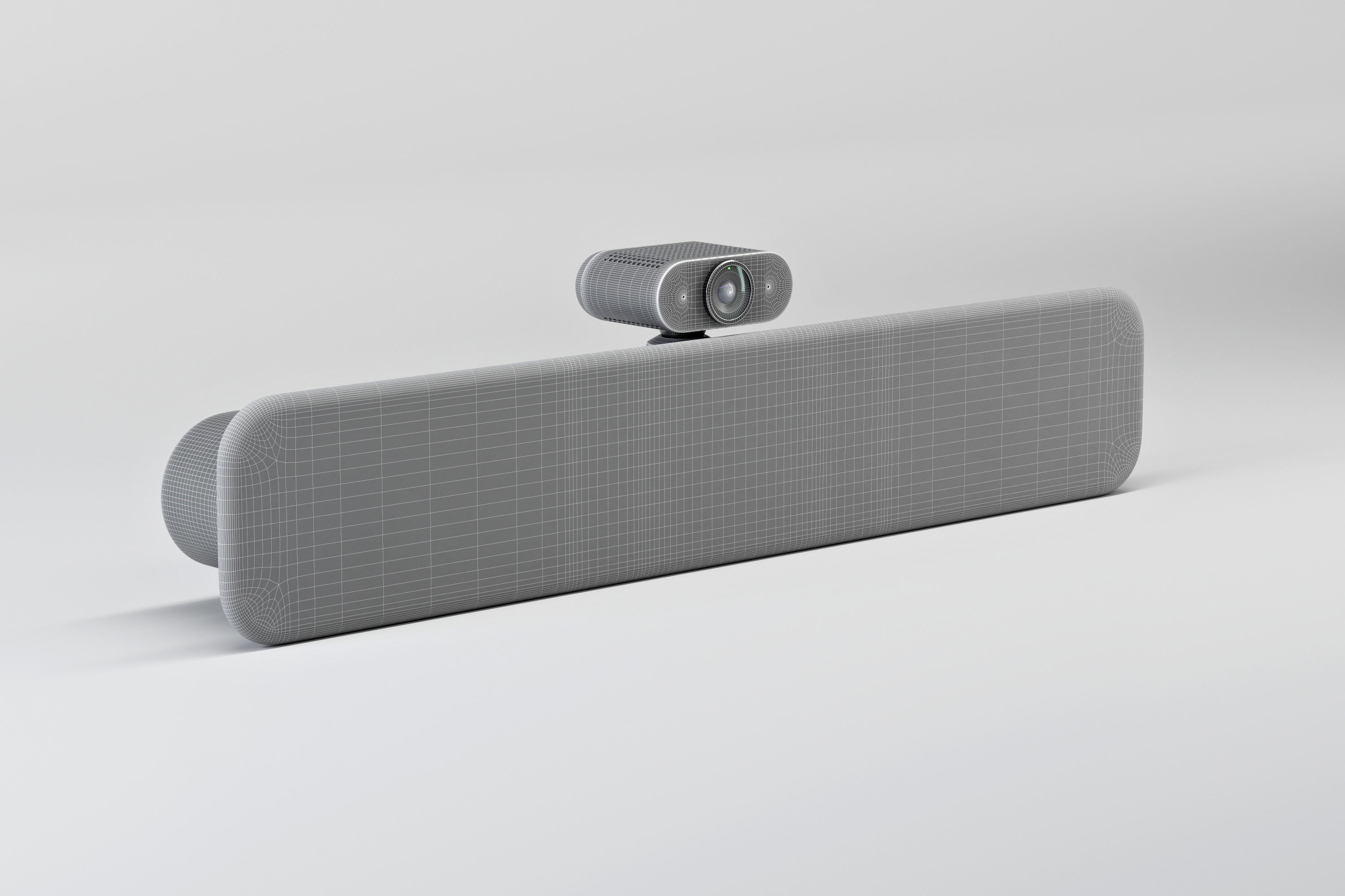 Smart Audio Bar with Smart Camera - Lenovo Google Meet 3D model_12