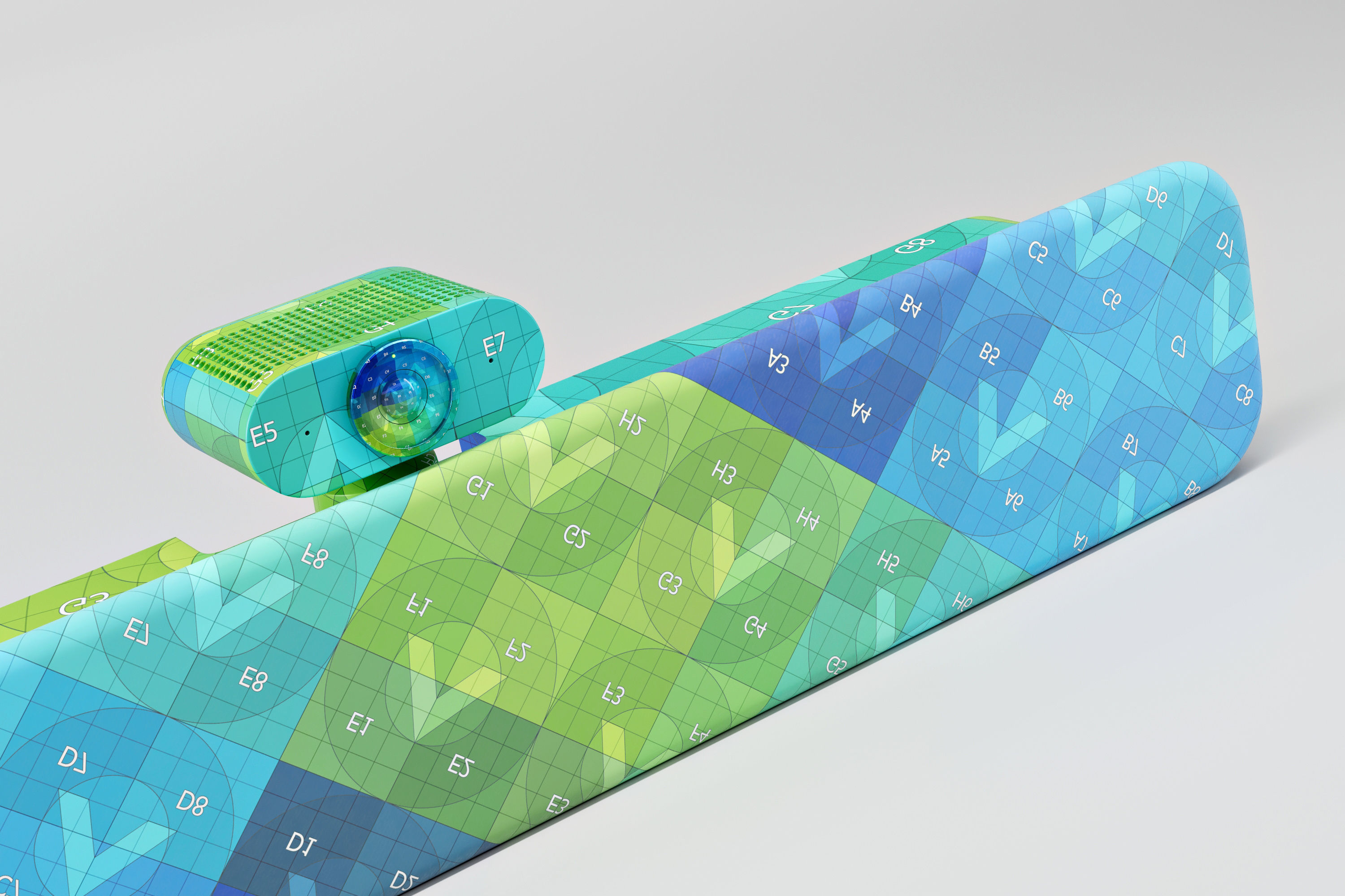 Smart Audio Bar with Smart Camera - Lenovo Google Meet 3D model_15