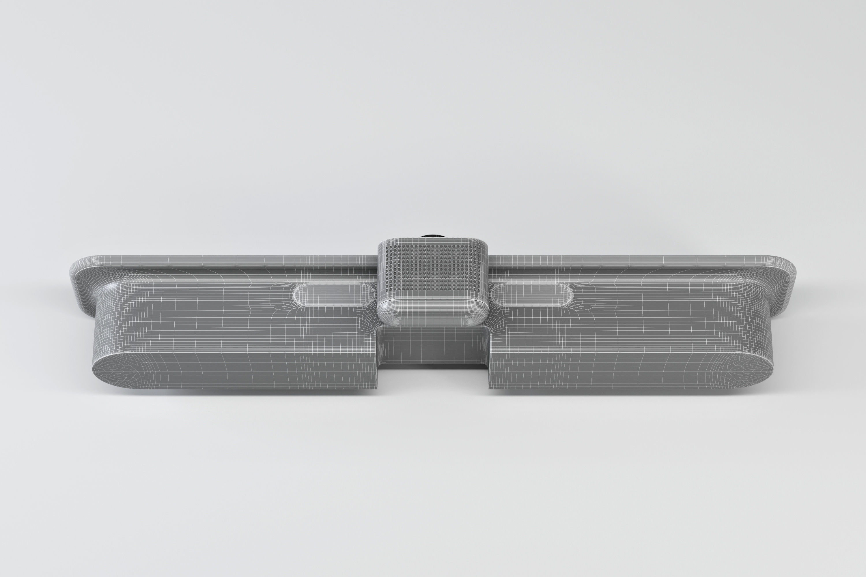 Smart Audio Bar with Smart Camera - Lenovo Google Meet 3D model_14