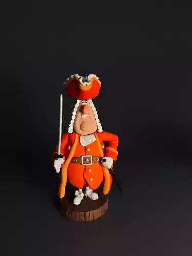  Squire John Trelawney FOR 3DPRINT ASSEMBLY  3D print model