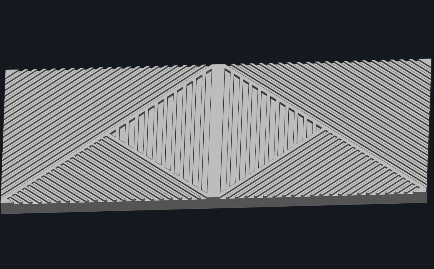 panel for CNC wood carving 3D model_4