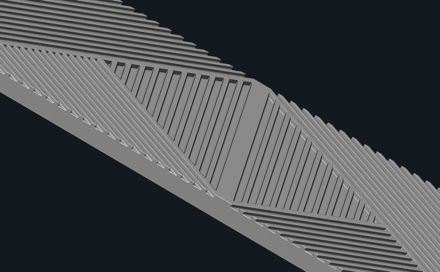 panel for CNC wood carving 3D model_7