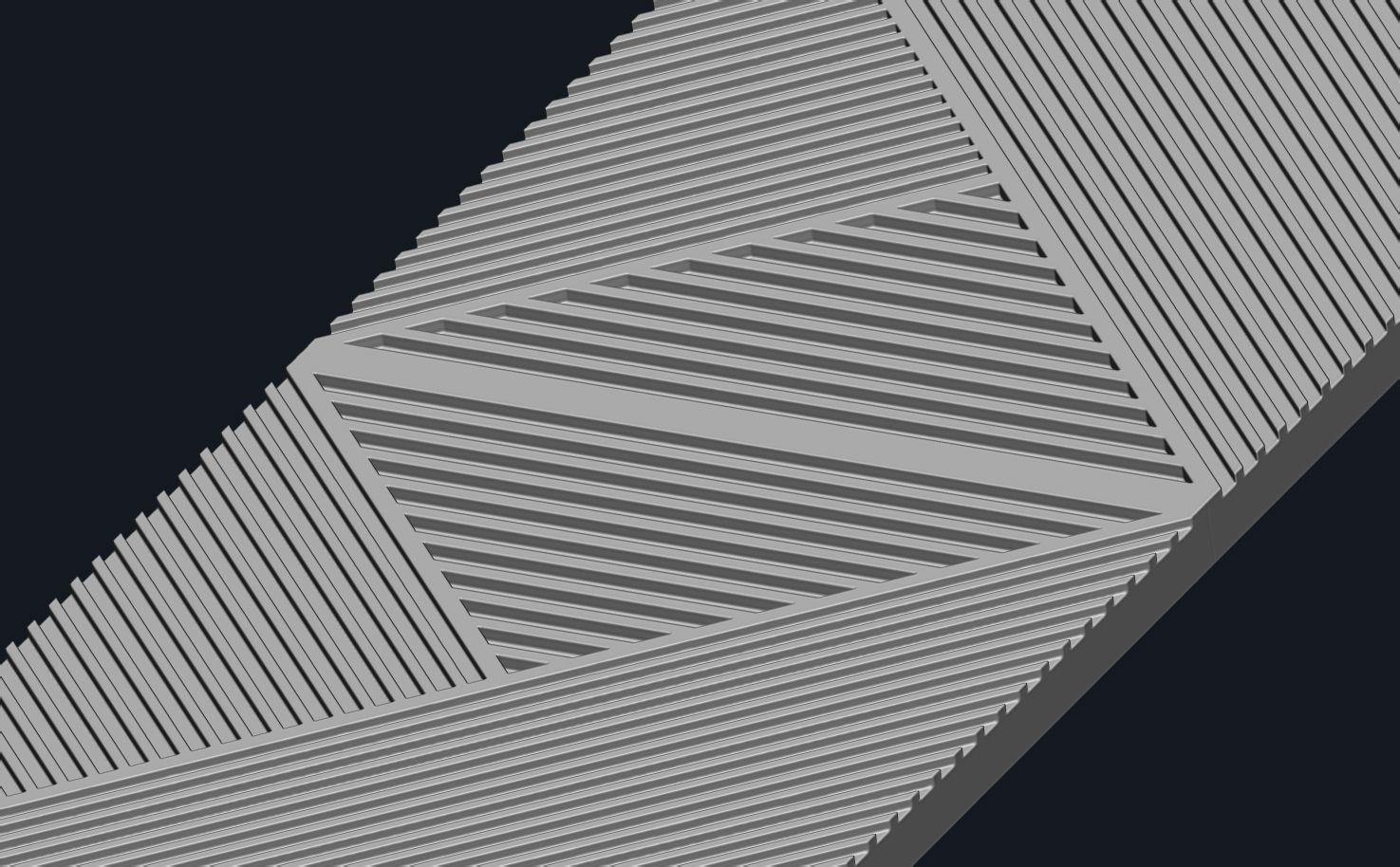 panel for CNC wood carving 3D model_6