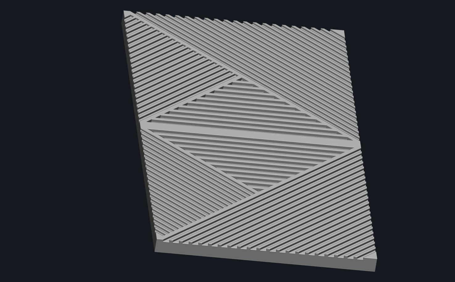 panel for CNC wood carving 3D model_5