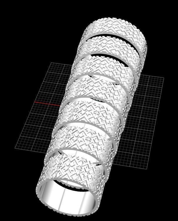 Engagement ring 3D print model_4