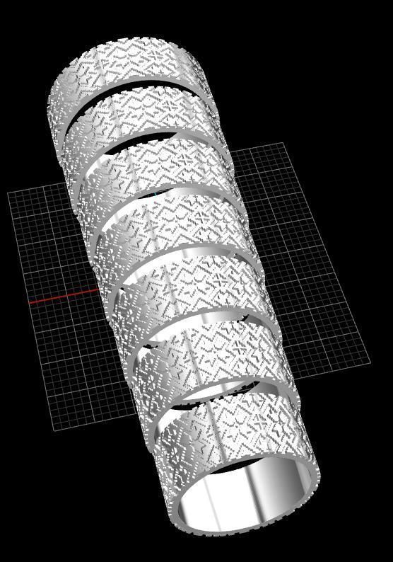 Engagement ring 3D print model_3