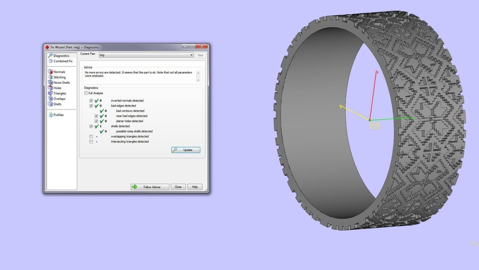 Engagement ring 3D print model_19