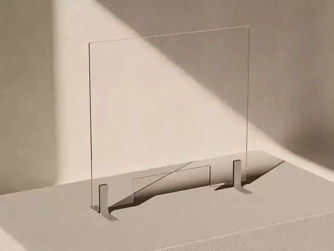 Low-Poly Acrylic Partition