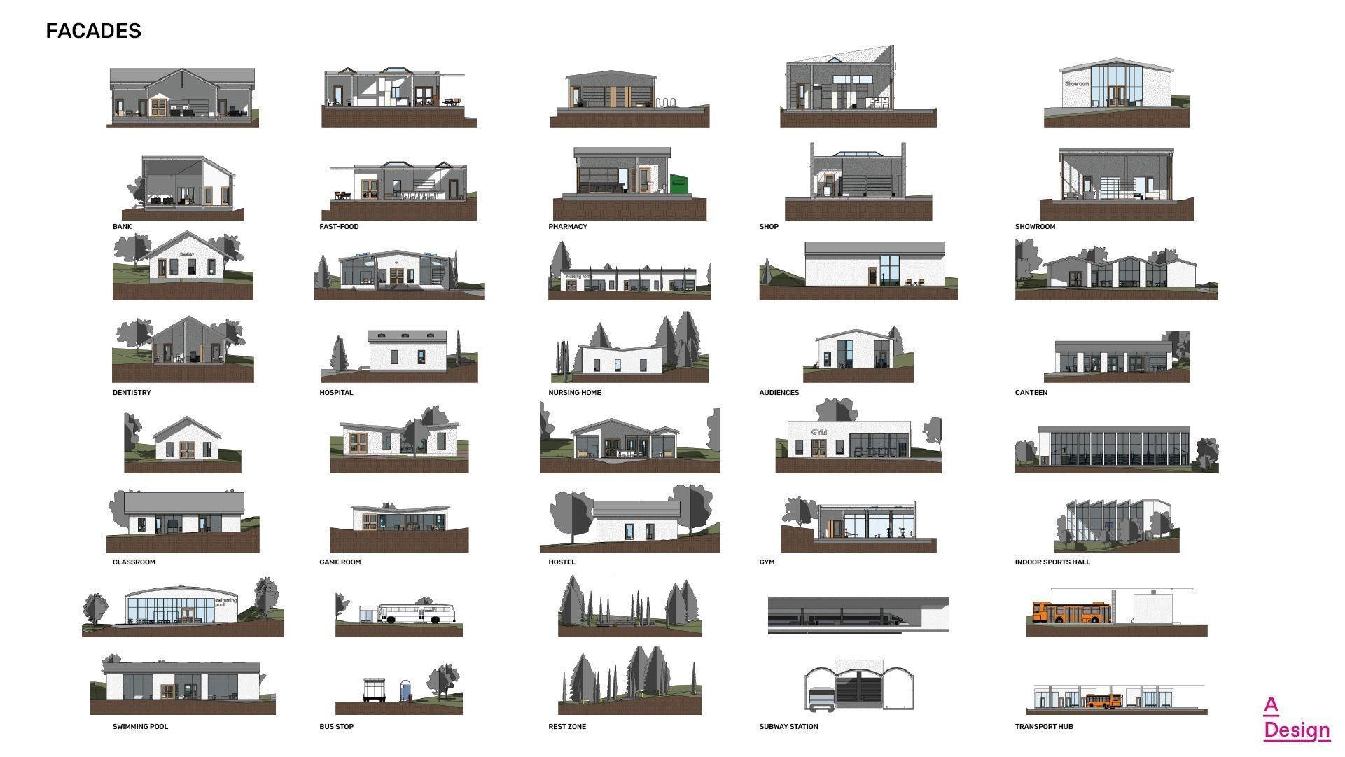 20 Public buildings - Revit 3D model_3