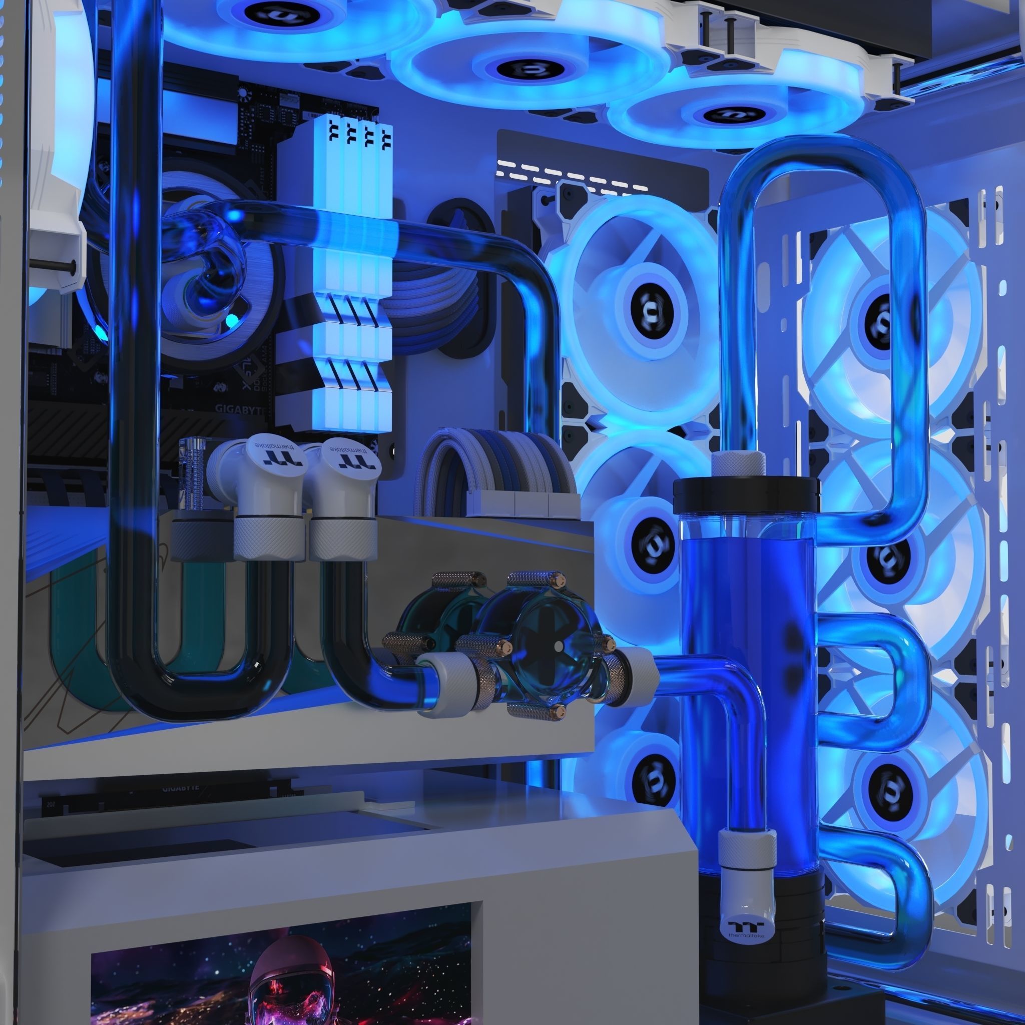 Thermaltake Core P6 Tempered 3D model_2