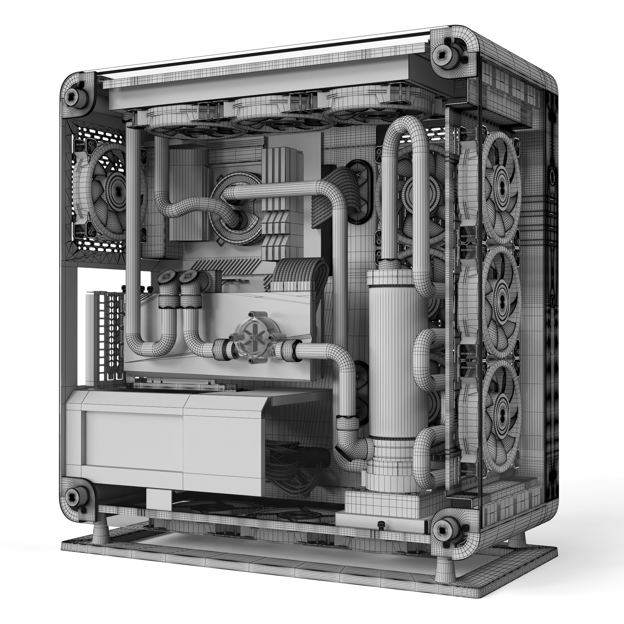 Thermaltake Core P6 Tempered 3D model_6