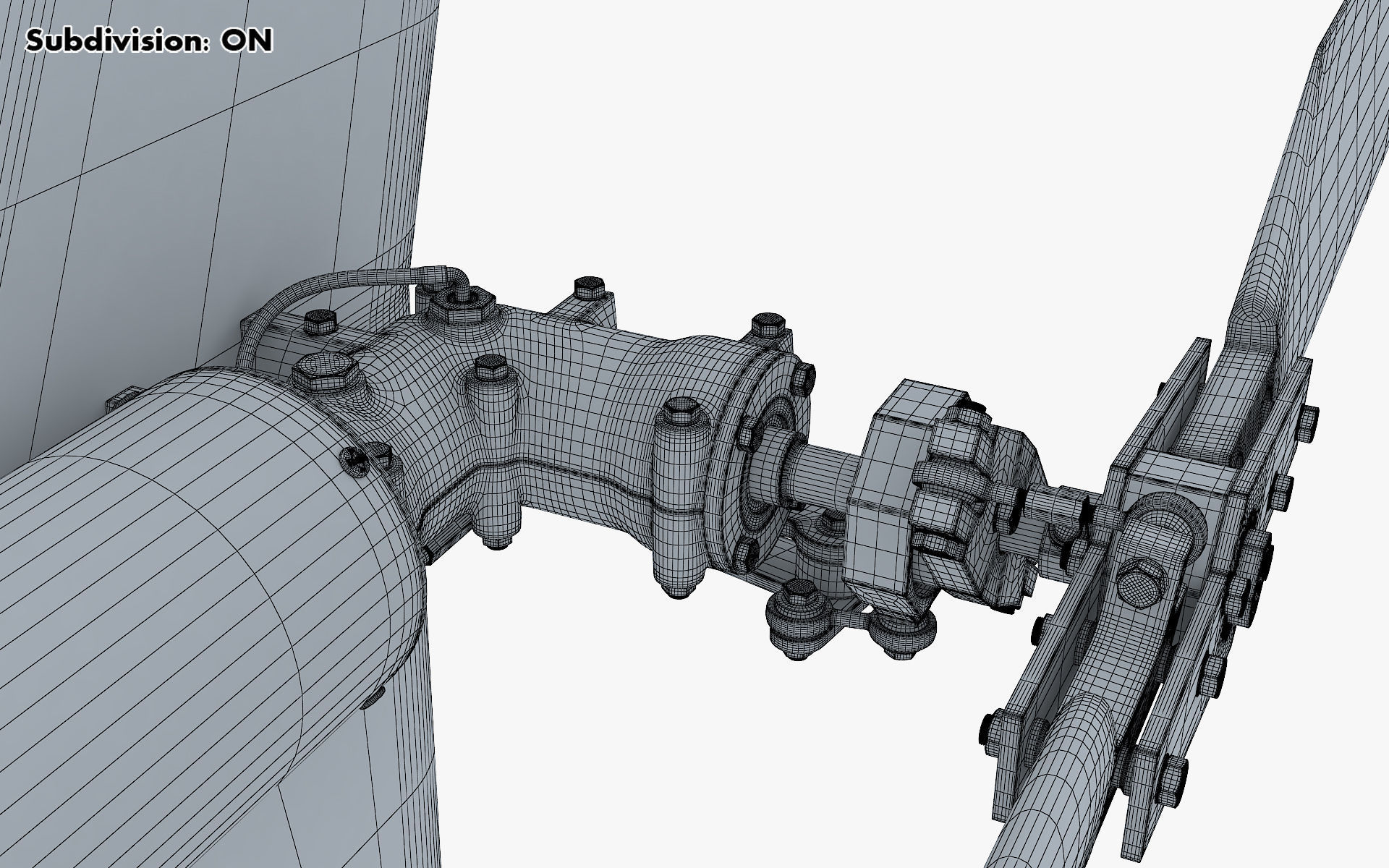 Generic Light Helicopter M 1 3D model_36