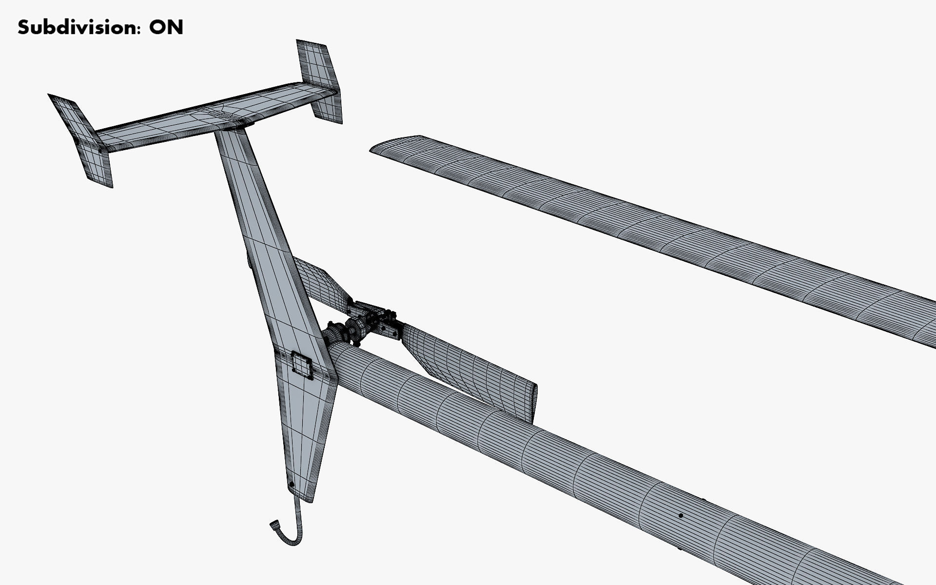 Generic Light Helicopter M 1 3D model_44