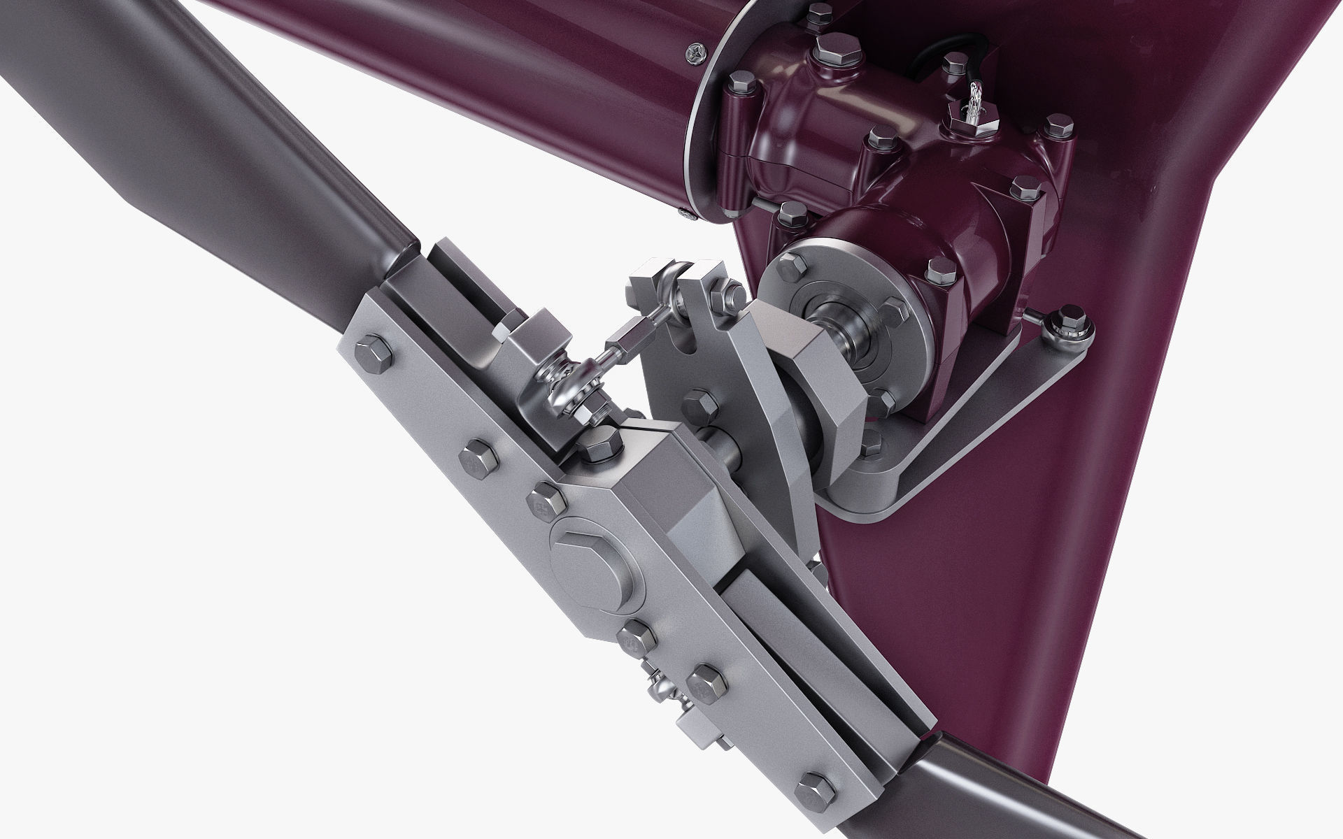 Generic Light Helicopter M 1 3D model_11