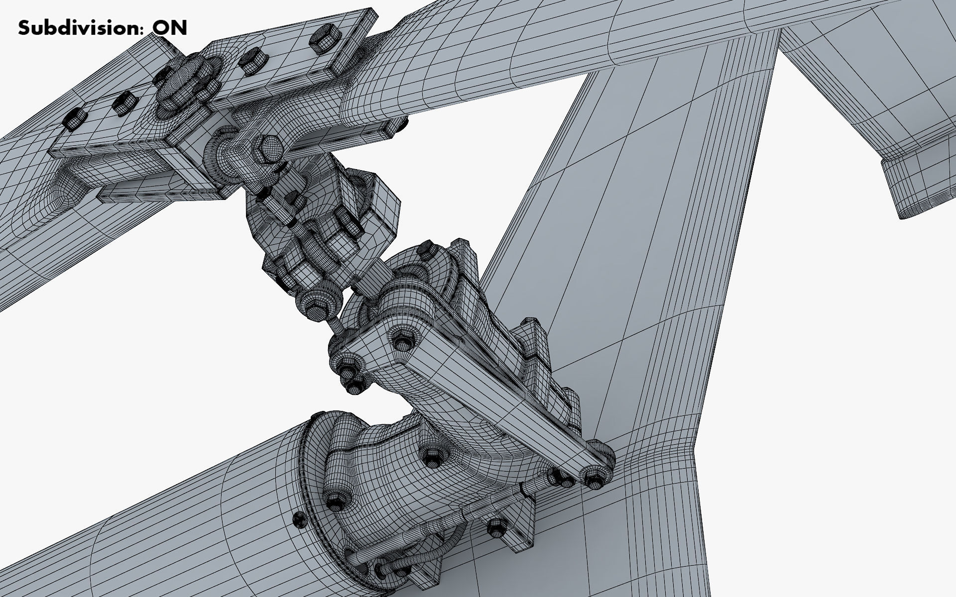 Generic Light Helicopter M 1 3D model_42