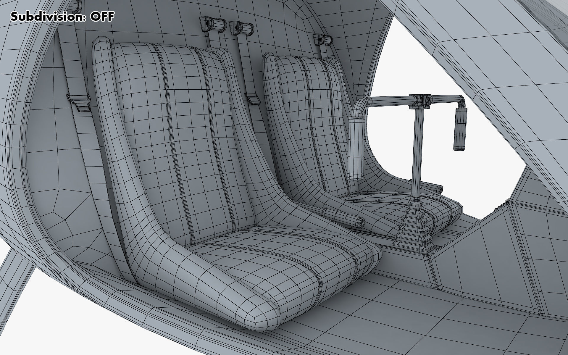 Generic Light Helicopter M 1 3D model_51