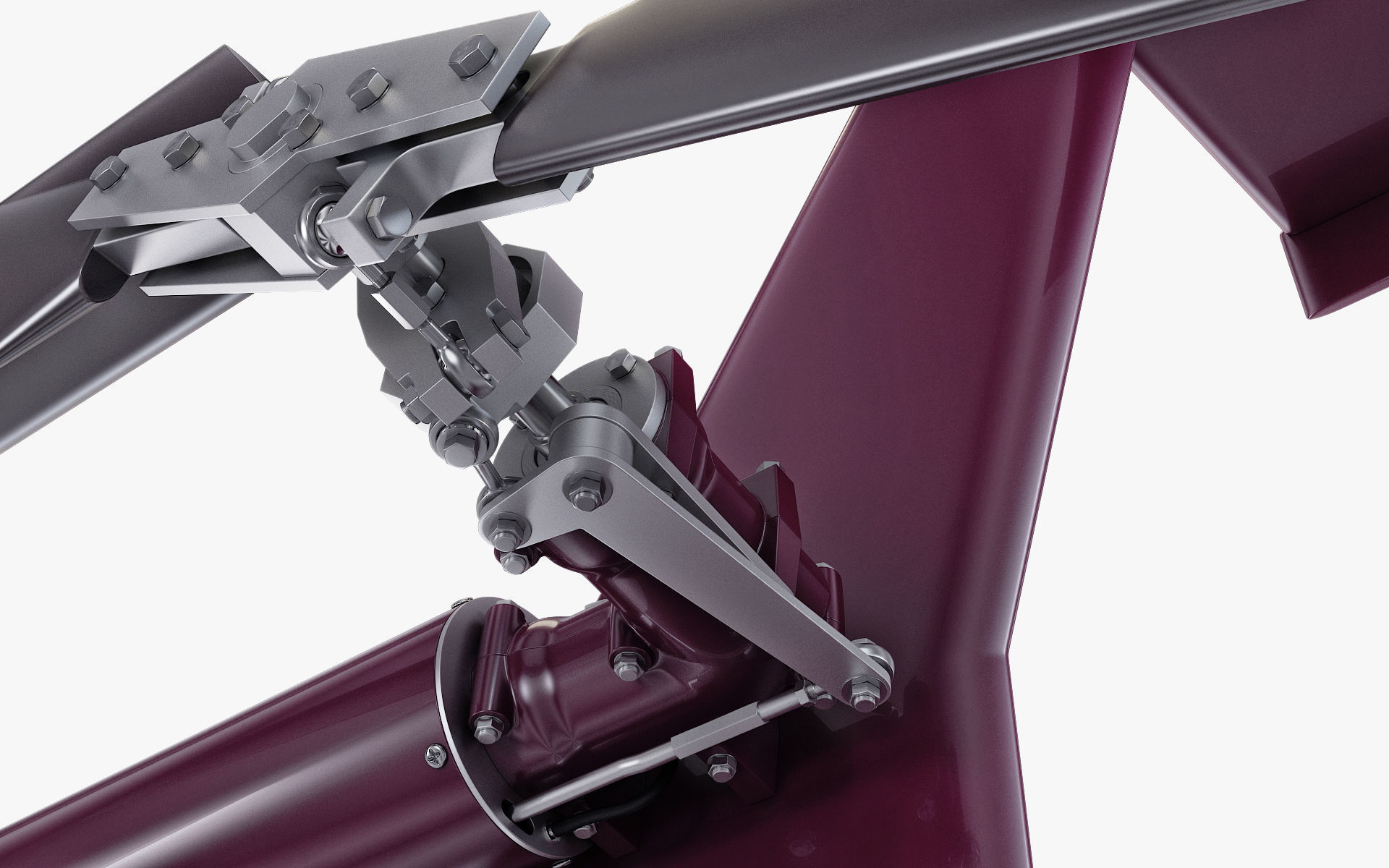 Generic Light Helicopter M 1 3D model_12