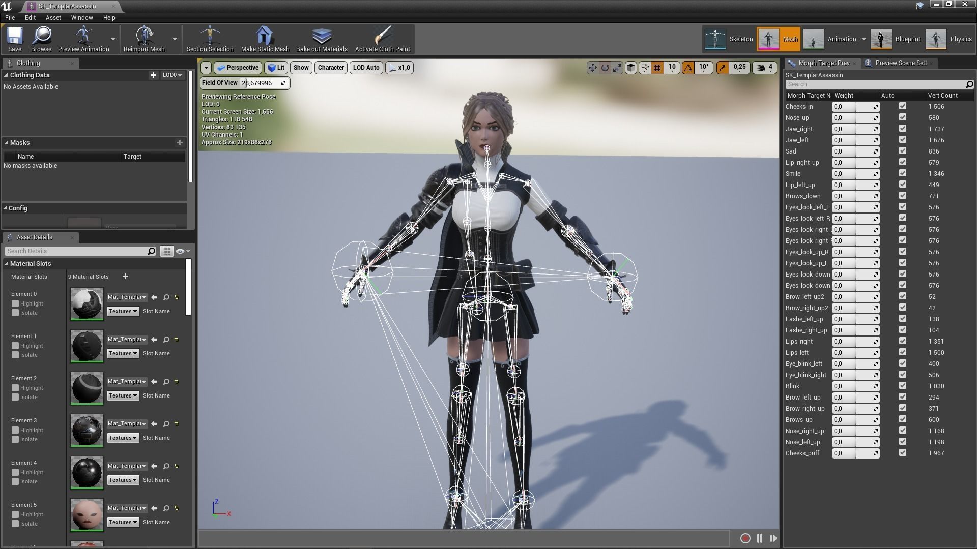 Templar Assassin - Game Ready Low-poly 3D model_19