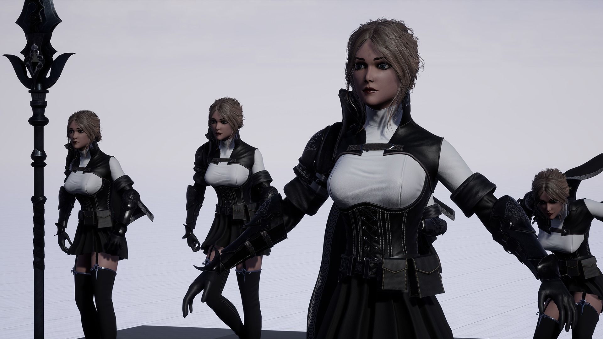 Templar Assassin - Game Ready Low-poly 3D model_20