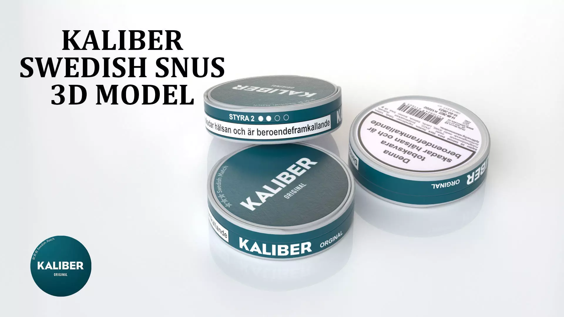 Kaliber Snus 3D model_0
