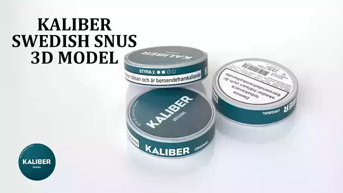 Kaliber Snus 3D model