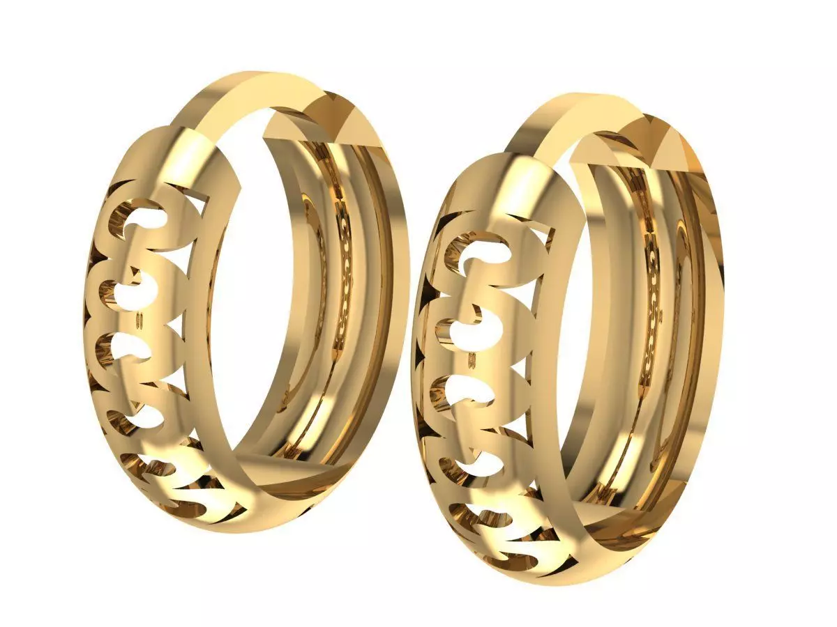 earrings kids 3D print model