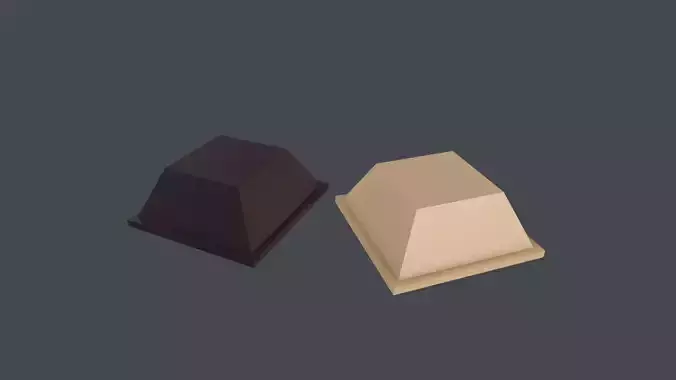 Chocolate Bars 3D Model Low-poly 3D model