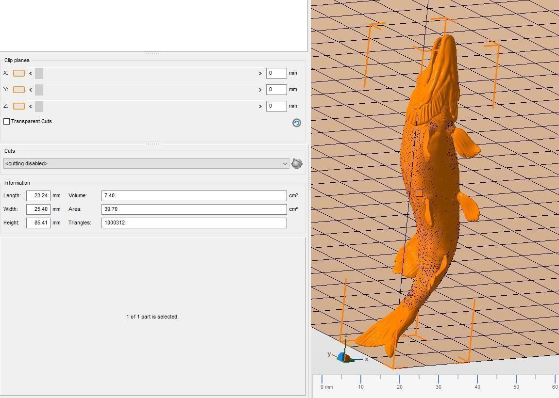 Pike fish on the base 3D print model_20