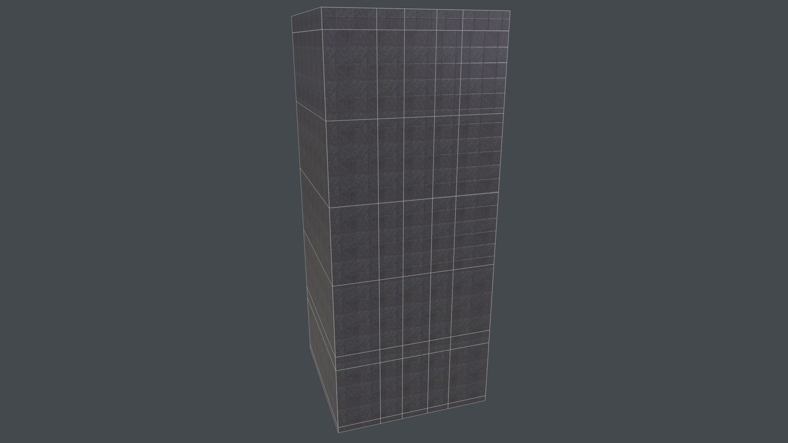 Building tall Low-poly 3D model_6